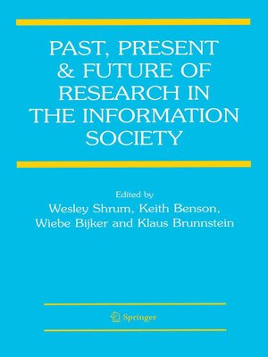 cover image of Past, Present and Future of Research in the Information Society